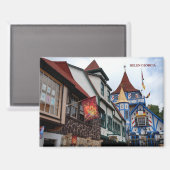 Altstadt Helen Georgia Magnet (Vorderseite/Rückseite)