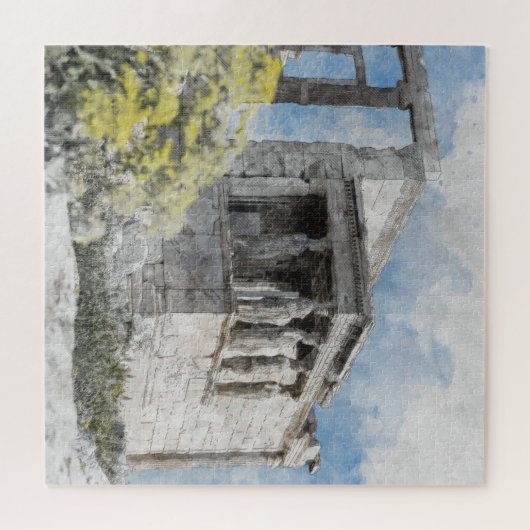 Altstadt in Athen, Griechenland Puzzle (Horizontal)