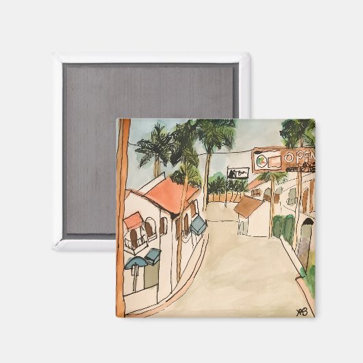 Altstadt La Quinta Magnet (Vorderseite/Rückseite)