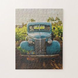 Altstadt Land Vintage Automobilfotos Puzzle