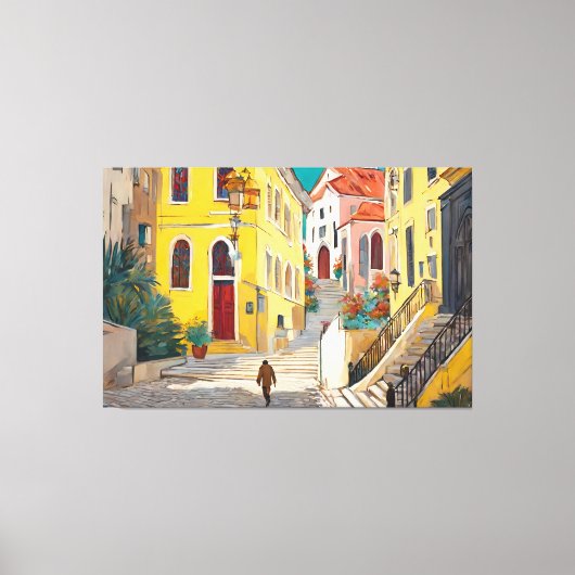 Altstadt Leinwanddruck (Vorderseite)