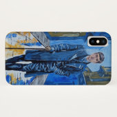 Altstadt, Mann, Straße, Rohrstock Case-Mate iPhone Hülle (Rückseite (Horizontal))