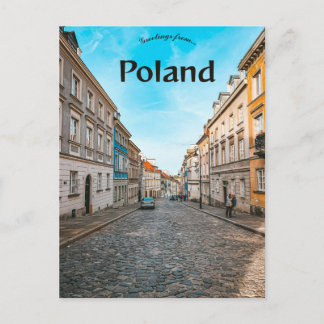 Altstadt Markt Warschau Polen Postkarte