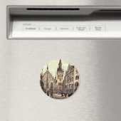 Altstadt, München, Bayern, Deutschland prachtvoll Magnet (In Situ (Geschirrspüler))