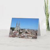 Altstadt Niort Skyline, Frankreich Karte (Vorderseite)