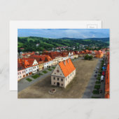 Altstadt-Platz in Bardejov, Slowakei Postkarte (Vorne/Hinten)