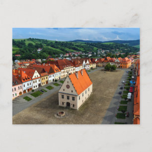 Altstadt-Platz in Bardejov, Slowakei Postkarte
