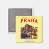 Altstadt Prag. Tschechische Republik. Magnet (Vorderseite/Rückseite)