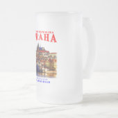 Altstadt Prag. Tschechische Republik. Mattglas Bierglas (VorderseiteRechts)
