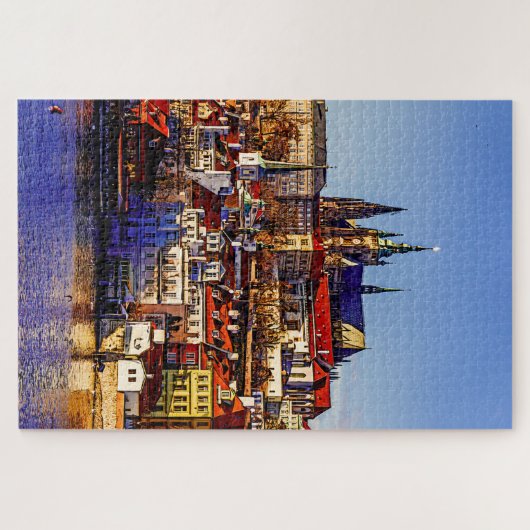 Altstadt Prag. Tschechische Republik. Puzzle (Horizontal)