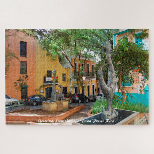 Altstadt Puerto Rico. Weihnachtsgrüße Jigsaw P Puzzle
