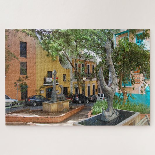 Altstadt Puerto Rico. Weihnachtsgrüße Jigsaw P Puzzle (Horizontal)