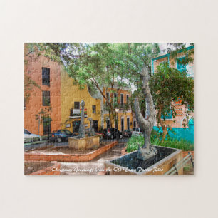 Altstadt Puerto Rico. Weihnachtsgrüße Jigsaw P Puzzle