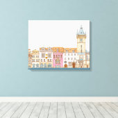 Altstadt Rathaus. Prag Tschechisch Leinwanddruck (Insitu (Holzboden))