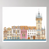Altstadt Rathaus. Prag Tschechisch Poster (Vorne)