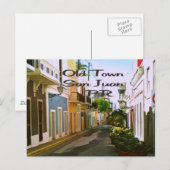 Altstadt San Juan Puerto Rico Postkarte (Vorne/Hinten)