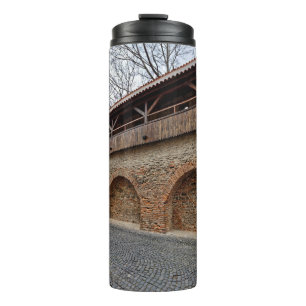 Altstadt Sibiu - Romantikmauer Thermosbecher