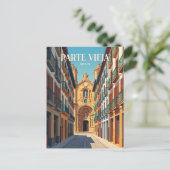 Altstadt Spanien Postkarte (Stehend Vorderseite)