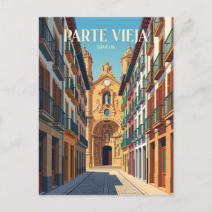 Altstadt Spanien Postkarte