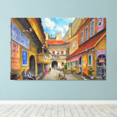 Altstadt Stadtrand Leinwanddruck (Insitu (Holzboden))