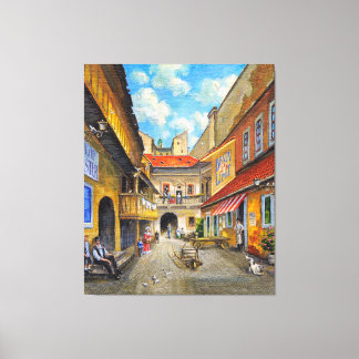 Altstadt Stadtrand Leinwanddruck