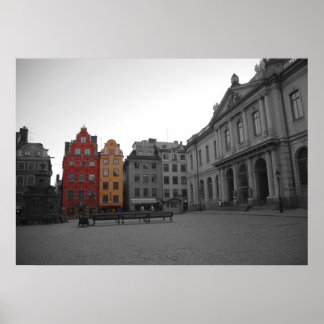 Altstadt Stockholm Poster