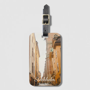 Altstadt, Stockholm, Schweden Souvenir Gepäckanhänger