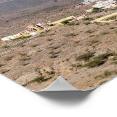 Altstadt von Al Hamra in Oman Poster (Ecke)