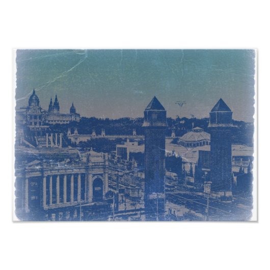 Altstadt von Barcelona Fotodruck (Vorne)