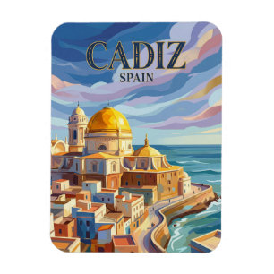 Altstadt von Cádiz Spanien Magnet