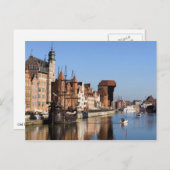 Altstadt von Danzig in Polen Postkarte (Vorne/Hinten)