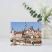 Altstadt von Danzig in Polen Postkarte (Stehend Vorderseite)