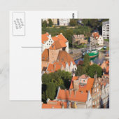 Altstadt von Danzig in Polen Postkarte (Vorne/Hinten)