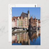 Altstadt von Danzig in Polen Postkarte (Vorne/Hinten)