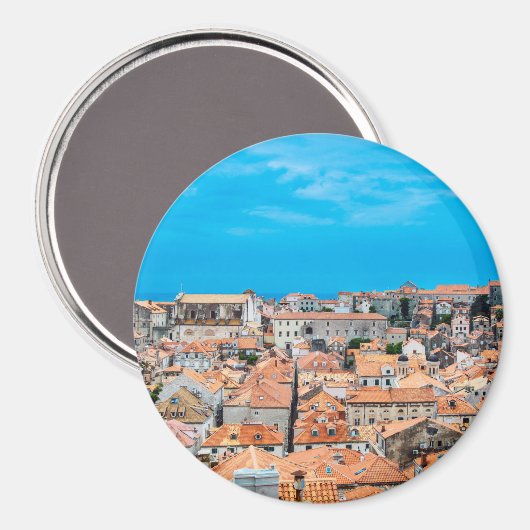 Altstadt von Dubrovnik Magnet (Vorderseite/Rückseite)