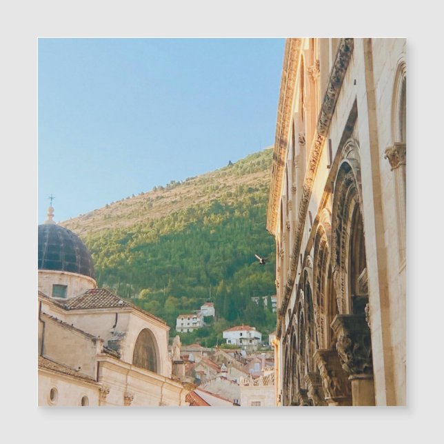 Altstadt von Dubrovnik Magnetkarte (Vorderseite)