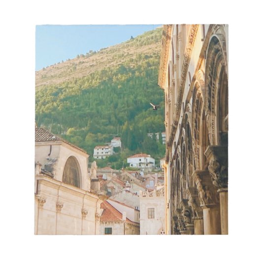 Altstadt von Dubrovnik Notizblock (Vorderseite)