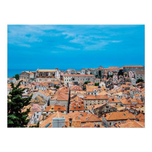 Altstadt von Dubrovnik Poster (Vorderseite)