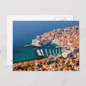 Altstadt von Dubrovnik Postkarte (Vorne/Hinten)