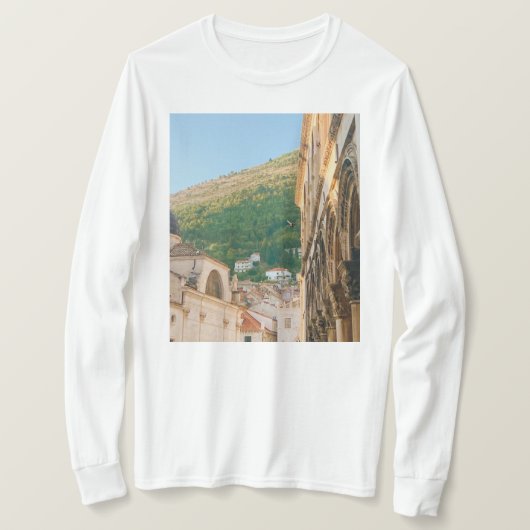 Altstadt von Dubrovnik T-Shirt (Design vorne)