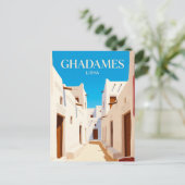 Altstadt von Ghadames Libyen Postkarte (Stehend Vorderseite)