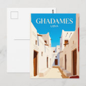 Altstadt von Ghadames Libyen Postkarte (Vorne/Hinten)