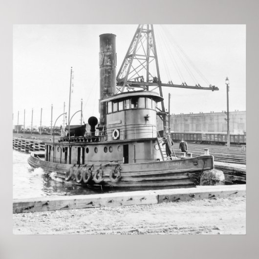 Altstadt von Jersey: Eisenbahnumarmung Poster (Vorne)