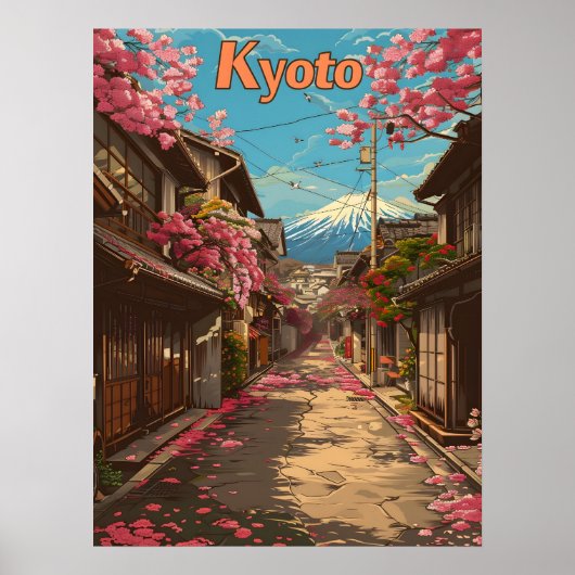 Altstadt von Kyoto Poster (Vorne)