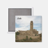 Altstadt von Lleida Magnet (Vorderseite/Rückseite)