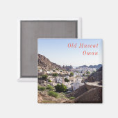 Altstadt von Muscat - Oman Magnet (Vorderseite/Rückseite)