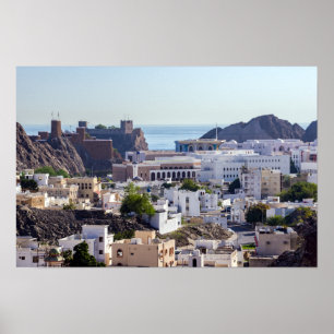 Altstadt von Muscat - Oman Poster