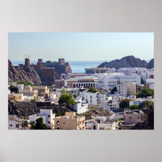 Altstadt von Muscat - Oman Poster (Vorne)