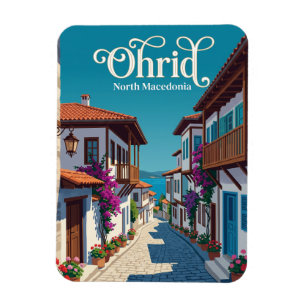 Altstadt von Ohrid Nordmazedonien Magnet