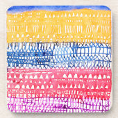 Altstadt von Paul Klee. Getränkekasten Getränkeuntersetzer (Vorderseite)